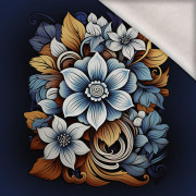 BOUQUET OF FLOWERS WZ.2 - Paneel (75cm x 80cm) Wintersweat angeraut mit Elastan ITY