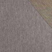 MELANGE GRAU / gold - Sommersweat mit Lurexfaden