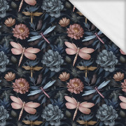 Butterfly & Flowers wz.3- Single Jersey mit Elastan ITY