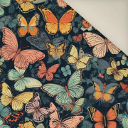 Butterfly & Flowers wz.5- Polster- Velours