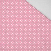 PUNKTE WEIß / Rosa - HOME DECOR PREMIUM Webware