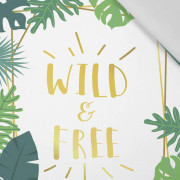 BLÄTTER (WILD & FREE) - Baumwoll Webware Panel