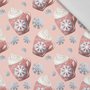 HEIßE SCHOKOLADE (WEIHNACHTSRENTIERE) - Baumwoll Webware