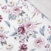AQUARELL-STRAUß Ms. 2 - bio single jerset mit Elastan  Sommersweat