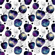 GALACTIC FRUITS - Baumwoll Webware