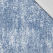 GRUNGE (blau) - Baumwoll Webware