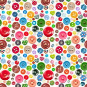 BUNTE KNÖPFE - Baumwoll Webware