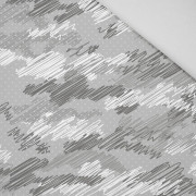 CAMOUFLAGE - Kritzelei / grau - HOME DECOR PREMIUM Webware