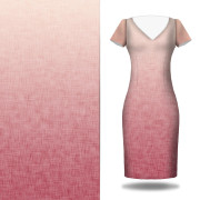 OMBRE / ACID WASH - fuchsie (blass rosa) - Kleid-Panel WE210