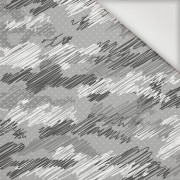 CAMOUFLAGE - Kritzelei / grau - Nylonstoff PUMI