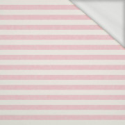 STREIFEN 1x1 - acid ecru / acid rosa -  Sommersweat