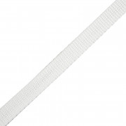 Gurtband 15mm - weiß