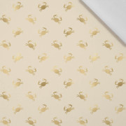 GOLDENE KRABEN (GOLDENER OZEAN) / beige - Baumwoll Webware