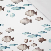 SCHWARM (OZEAN WELT)  - bio single jerset mit Elastan Sommersweat