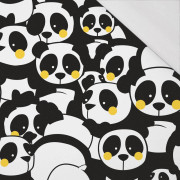 PANDAS / gelb - bio single jerset mit Elastan  Sommersweat