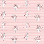 FEEN / rosa - Baumwoll Webware