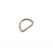 D-Ring Halbring Breite 20 mm für Lederware - Nickel