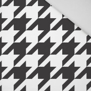 SCHWARZER HAHNENTRITT (groß) / WEIẞ - HOME DECOR PREMIUM Webware