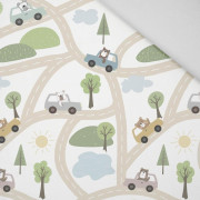 BUNTE AUTOS / Strassen (STADTBÄREN) - HOME DECOR PREMIUM Webware