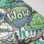 COMICS (grün - blau) - HOME DECOR PREMIUM Webware