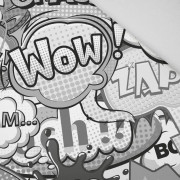 COMICS (schwarz-weiß) - HOME DECOR PREMIUM Webware
