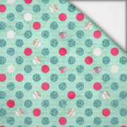GLITZER DOTS  Ms. 3 - leichte Maschenware angeraut