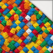 COLORFUL BLOCKS M. 2 - leichte Maschenware angeraut