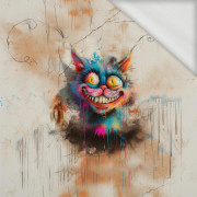 CRAZY CAT - Paneel (60cm x 50cm) Sommersweat