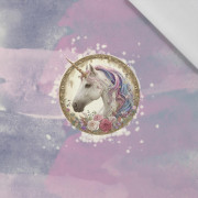 ORNATE UNICORN - Paneel (60cm x 50cm)  Baumwoll Webware