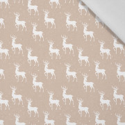 WEIßE REHE (WEIßE WEIHNACHTEN) - Baumwoll Webware