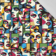 FACES PAT. 1 - Baumwoll Webware