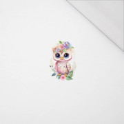 BABY OWL - Paneel (60cm x 50cm) SINGLE JERSEY 