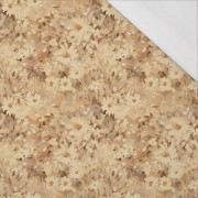 BEIGE / FLOWERS - Bio Single Jersey Sommersweat