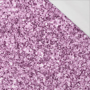 LILA GLITTER (LIBELLEN UND PUSTEBLUMEN) - bio single jerset mit Elastan Sommersweat