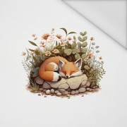 SLEEPING FOX - Paneel (60cm x 50cm) Wasserabweisende Webware