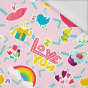 BUNTE STICKER MS. 5 - Wasserabweisende Webware