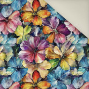 AQUARELL BLUMEN Ms. 8- Polster- Velours