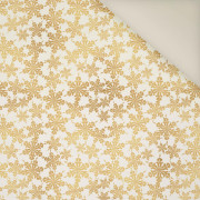 GOLDENE PAPIER SCHNEEFLOCKEN (WEIßE WEIHNACHTEN)- Polster- Velours