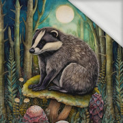 BOHO BADGER - Panel (75cm x 80cm) Sommersweat