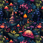 FAIRY WORLD wz.2 (GARDEN) - Krepp