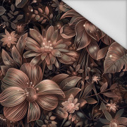 FLOWERS WZ.10/ Mocha Mousse  - Wasserabweisende Webware