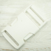 Steckschnalle aus Kunststoff P 30 mm - weiß