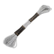 Metallisierte Mouline silber