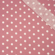 WEISSE ERBSEN / Flamingo Pink - Baumwoll Webware