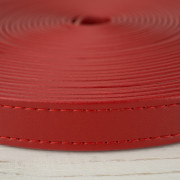 Kunstleder Taschengurtband 19 mm - rot