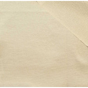 D-207 STROH BEIGE - Strickware gerippt