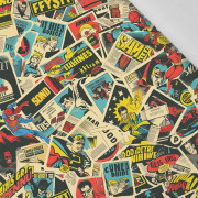 RETRO COMICS M.8 - Baumwoll Webware