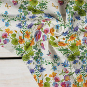 BUKOLISCHE BLUMEN - Krepp