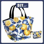 XL Tasche mit Utensilientasche 2 in 1 - Tutti Frutti wz.16 - Nähset