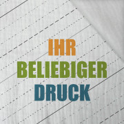 STOFF MIT EIGENEM AUFDRUCK - Baumwoll Musselin